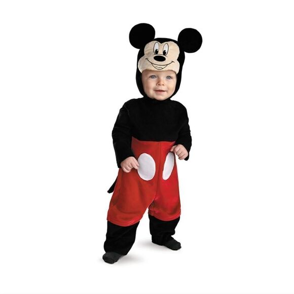 New Disney Mickey Mouse Halloween Dress Up Party Deluxe Costume - Picture 1 of 11